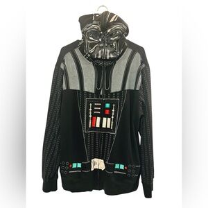 Star Wars Darth Vader Black Hoodie with Mask Design